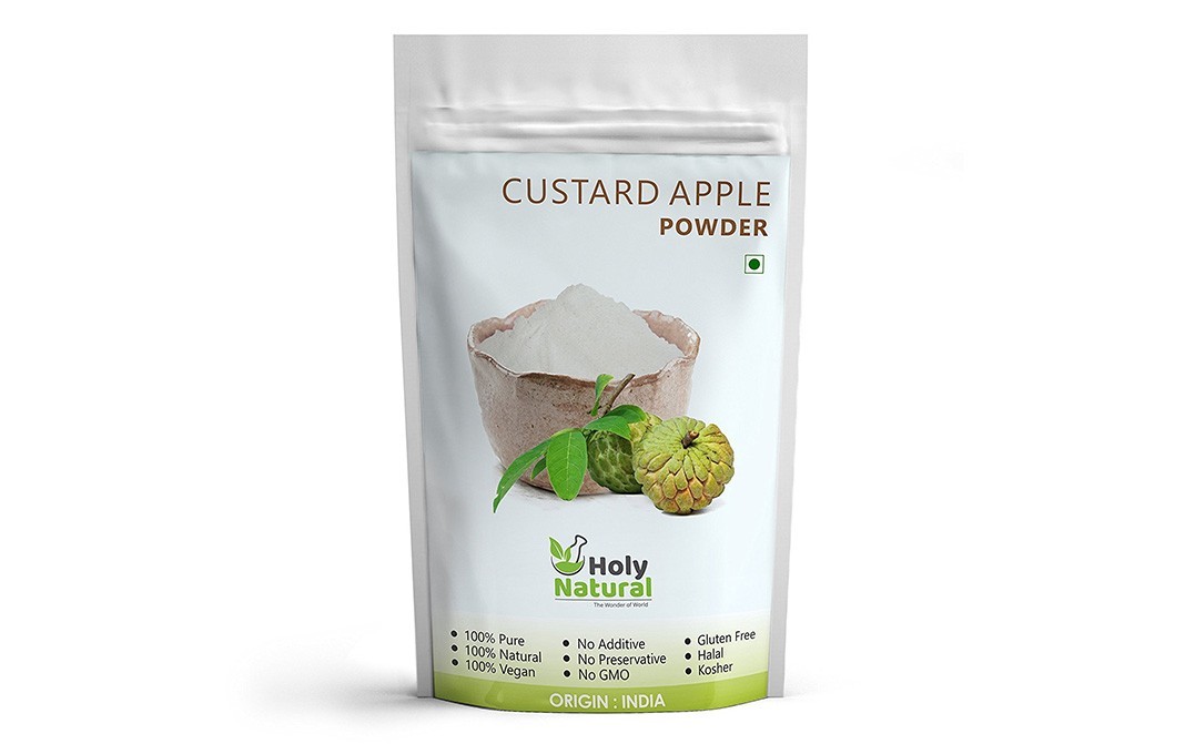 Holy Natural Custard Apple Powder    Pack  200 grams